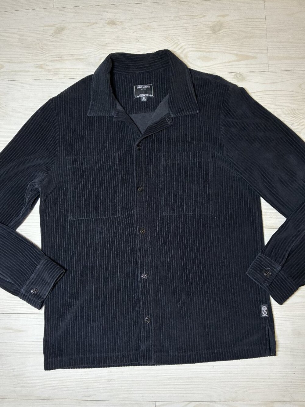 Todd Snyder Navy-Blue Cotton Blend Corduroy Overshirt Jacket Men’s M Portugal